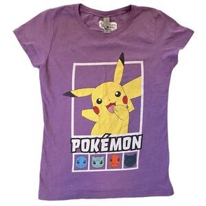 Pokémon Short Sleeve Purple Shirt